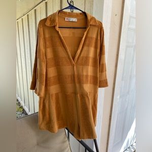 NWOT FREE PEOPLE beach romper M towel